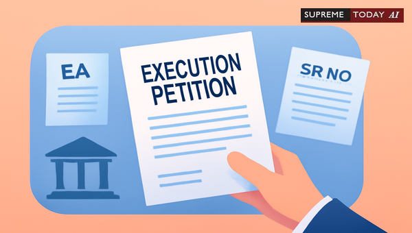 Procedural Significance of EA SR No and Section 47 CPC Objections in Execution Petitions