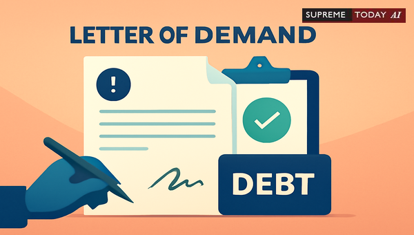 Effect of Letters of Demand on Limitation Periods: Legal Validity and Acknowledgment Rules