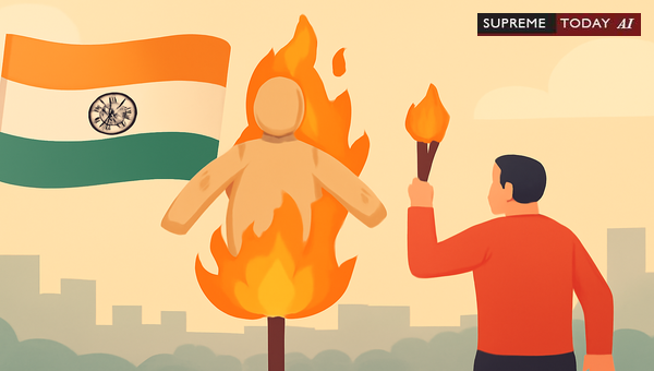 Is Burning an Effigy Legally Punishable under the Prevention of Insults to National Honour Act?