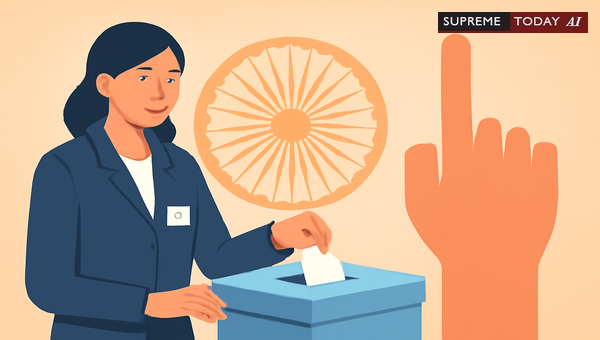 Do Indian Election Officers Have the Legal Right to Vote While on Official Duty?