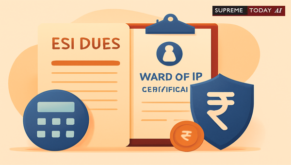 Impact of Employer ESI Dues Default on Ward of IP Certificate Eligibility and Entitlements