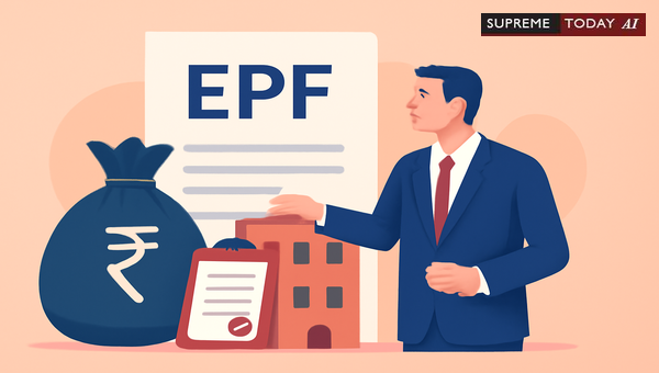Does Section 11(2) EPF Act Charge a Director's Personal Property for PF Dues?