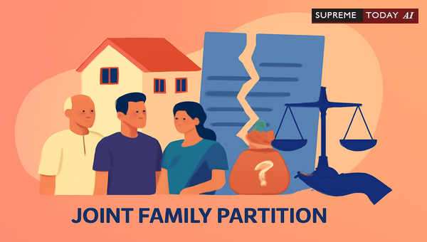 Equitable Partition Principles in Joint Family Property: Insights from Ramaprasada Rao v. Subharamaiah