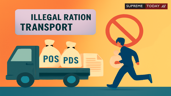 Illegal Ration Transportation under Section 3(2)(d) of the Essential Commodities Act