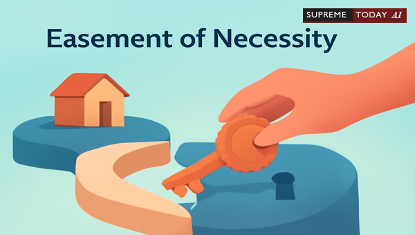 Establishing Easement of Necessity Claims Under Section 13 of the Indian Easements Act 1882