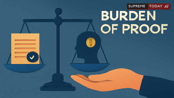 Establishing Plaintiff Burden of Proof with Cogent Evidence in Civil and Criminal Litigation