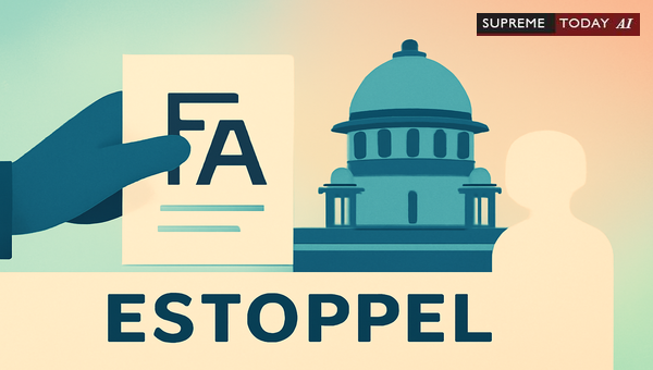 Judicial Limits on Estoppel in India Regarding State Actions and Statutory Obligations