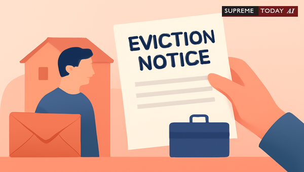 Eviction Suit Dismissal for Want of Notice Under Section 106 of the Transfer of Property Act
