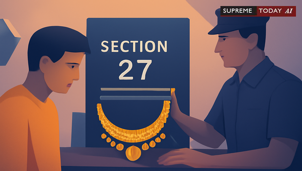 Admissibility of Stolen Gold Recoveries via Accused Confessions Under Evidence Act Section 27