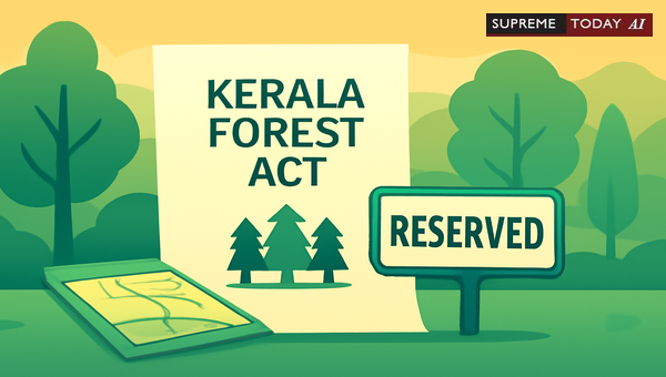Evidence Requirements for Reserved Forest Status Under Kerala Forest Act: A Legal Review