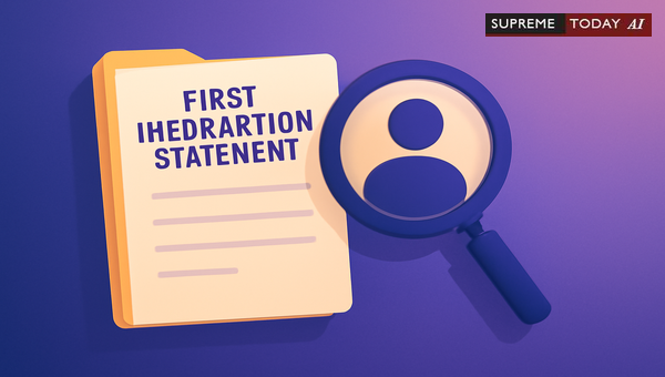 Evidentiary Impact and Corroboration Requirements of First Information Statement in Criminal Law