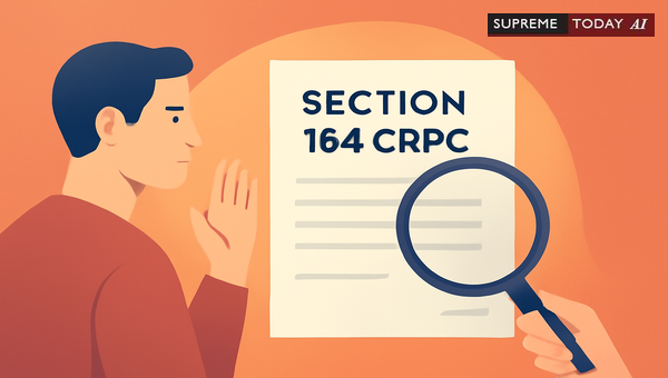 Evidentiary Limitations of Delayed Section 164 CrPC Statements in Criminal Trials