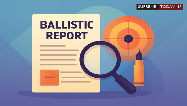 Legal Requirements for Marking Ballistic Reports as Evidence in Criminal Trial Court Proceedings