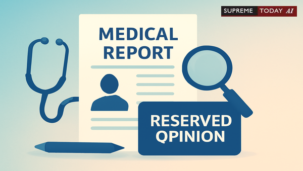 Evidentiary Significance of Reserved Medical Opinions in Judicial Proceedings