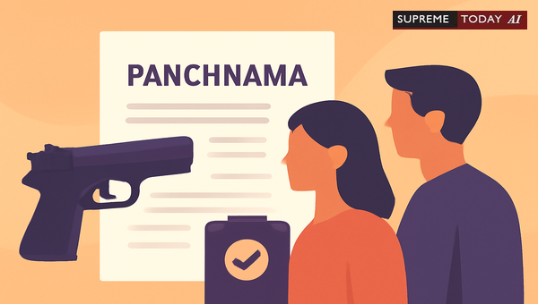 Establishing Evidentiary Validity of Panch Panchnama in Section 25 Arms Act Prosecutions