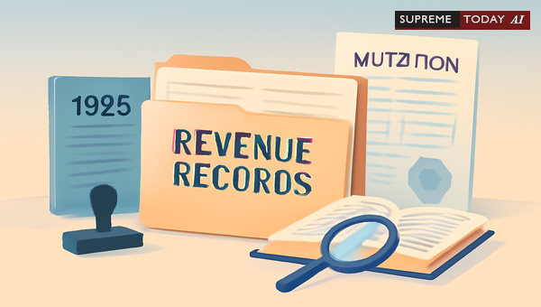 Evidentiary Value of 1995 Revenue Records in Property Ownership Disputes