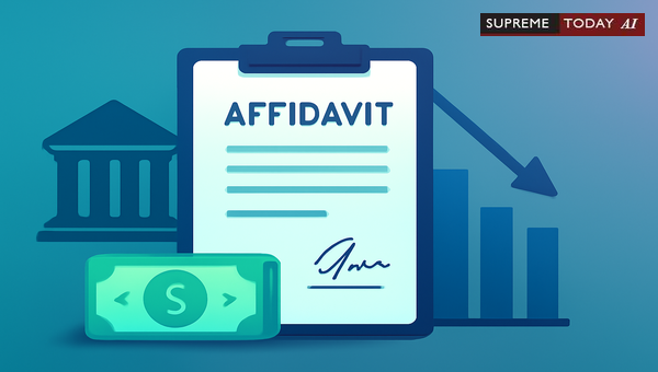 Evidentiary Value of Borrower Affidavits in Bank Loan Execution and Recovery Proceedings