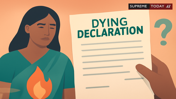 Admissibility and Evidentiary Value of Contradictory Dying Declarations in Burns Cases