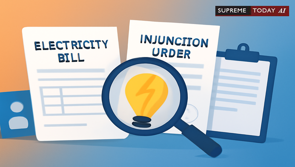 Evidentiary Value of Electricity Bills in Injunction Proceedings: Indian Court Analysis