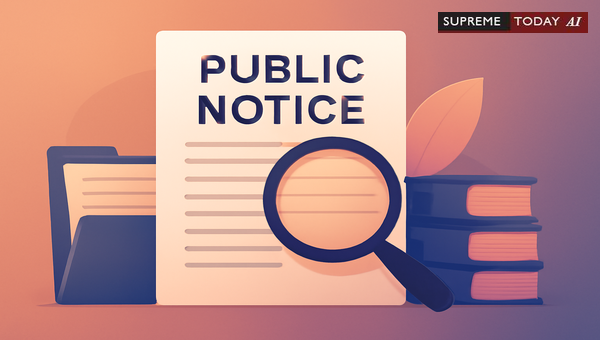Evidentiary Value of Public Notices Under the Evidence Act: Admissibility and Probative Force