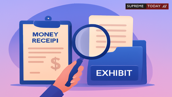 Evidentiary Value of Unrecognized Money Receipts in Civil Litigation and Cross-Examination