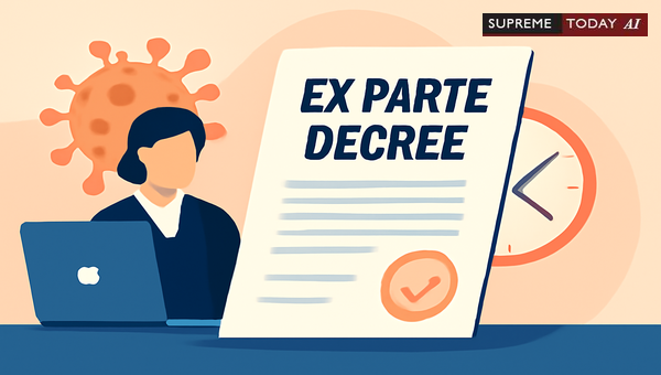 Were Ex Parte Decrees Legally Valid During COVID-19 Court Disruptions?