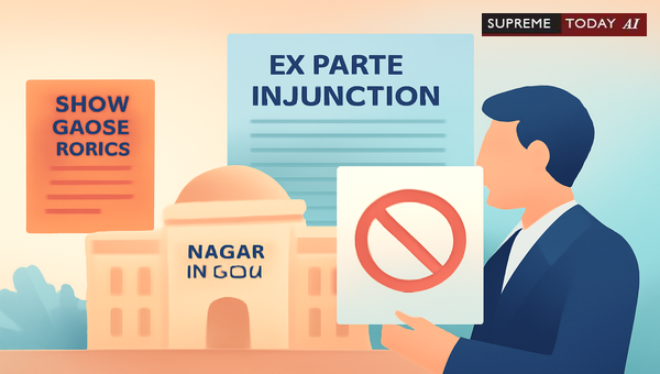 Challenging Municipal Actions: Obtaining Ex Parte Injunctions Against Nagar Nigam
