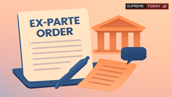 Validity of Ex-Parte Orders in Execution Petitions Under CPC: Judicial Precedents Analyzed