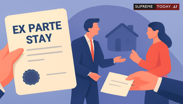 Ex Parte Stays in Specific Performance Suits Following Third-Party Sale Deeds