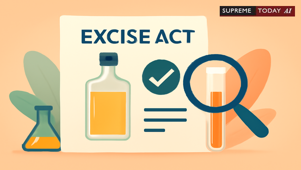 Excise Duty Liability Discharge: Mandatory Requirement of Chemical Alcohol Analysis