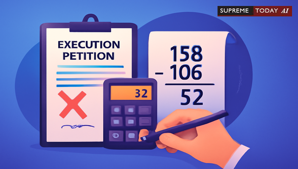 Can Mathematical Calculation Errors in Execution Petitions Justify Dismissal of Decrees?