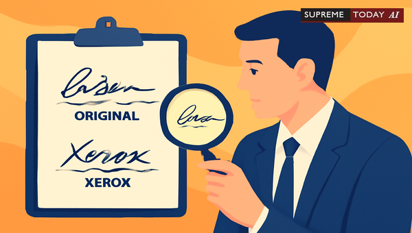 When Expert Handwriting Testimony Is Not Mandatory for Xerox Signature Verification in Court
