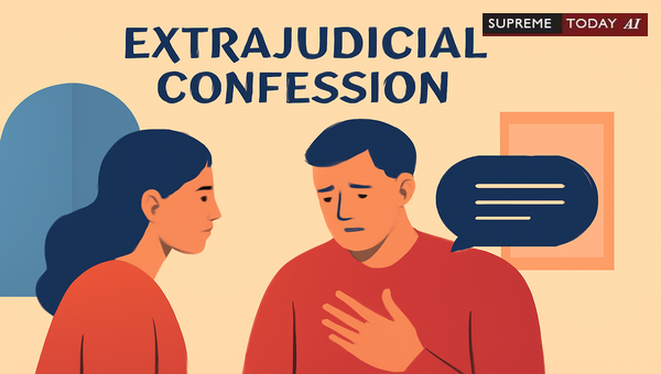 Admissibility and Corroboration Principles for Extrajudicial Confessions in Criminal Cohabitation Offenses