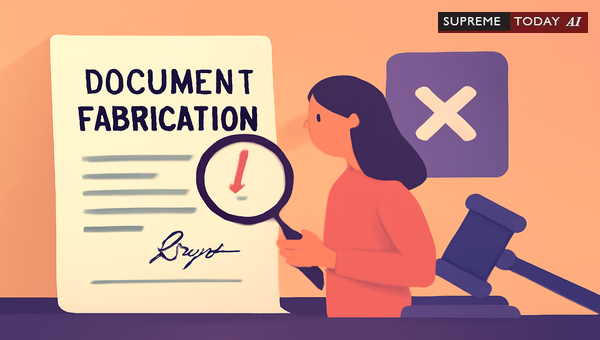 Fabricating Nazriya Naksh in Civil Suits: Criminal Liability and Procedural Scope