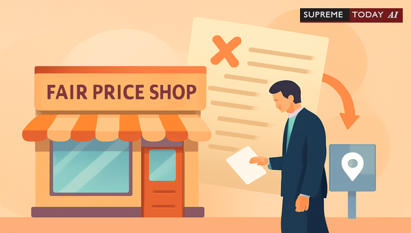 Legality of Withdrawing Fair Price Shop Resignation After Government Reallocation
