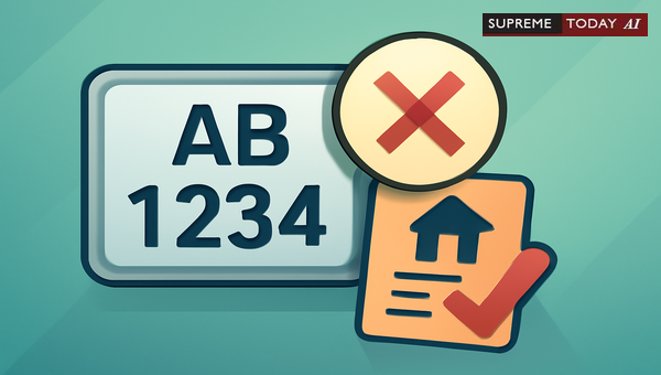 Using False Vehicle Registration Plates as Property Mark and IPC Criminal Liability