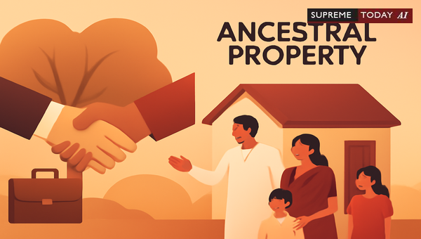Can Father Gift Ancestral Property Preferentially After Spending on Another Child?