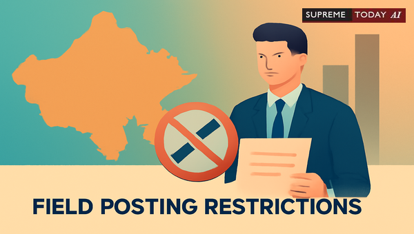 Legal Restrictions on Field Postings for Government Officers Facing Corruption Investigations