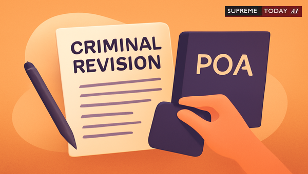 Can Power of Attorney Holders File Criminal Revision and Limitation Applications?