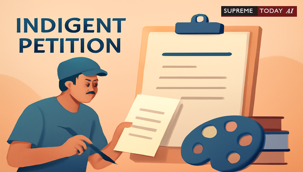 Filing Indigent Petitions Under Order 33 CPC: Can Occupational Status Bar Relief?