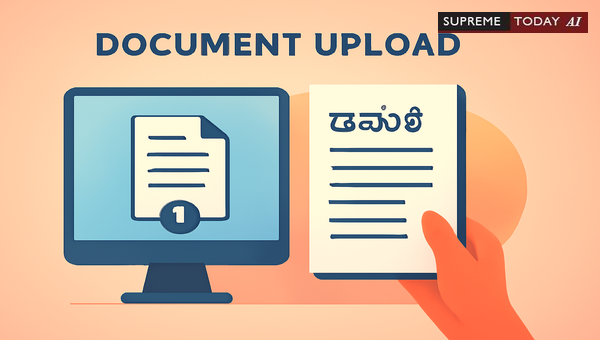 Procedural Requirements for Filing Kannada and English Documents in Indian Court Proceedings