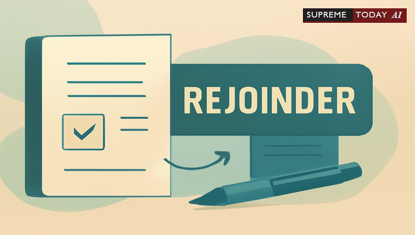Filing Plaintiff Rejoinders under Order VIII Rule 9 CPC: Court Leave and Legal Scrutiny