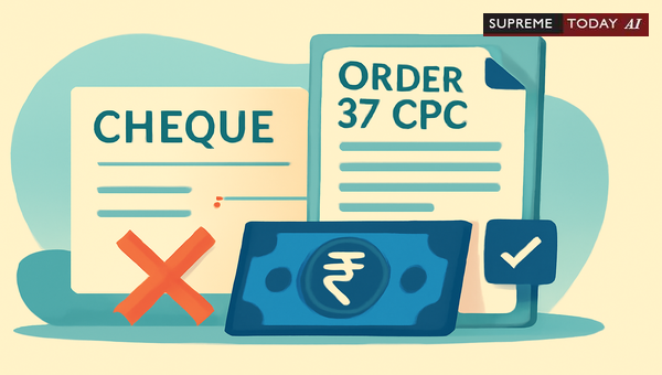 Filing a Summary Suit Under Order 37 CPC for Recovery of Dishonoured Cheque Amounts