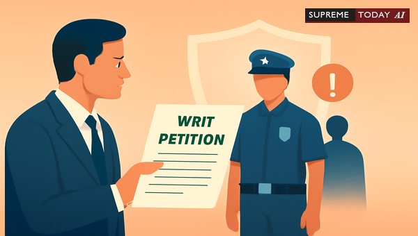 Filing Writ Petitions for Police Protection Against Threats Preventing Court Attendance