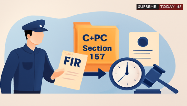 FIR Forwarding to Magistrate Under Section 157 CrPC: Judicial Interpretation of 24-Hour Delay
