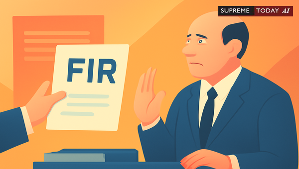 Supreme Court Precedents on Why an FIR Is Not Substantive Evidence Against Elected Officials