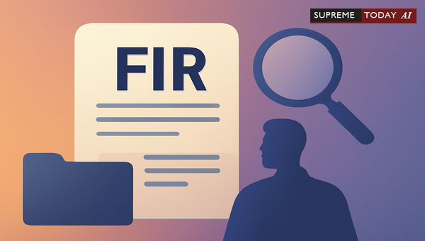 Why an FIR is Not an Encyclopedia of the Criminal Case: Supreme Court Precedents