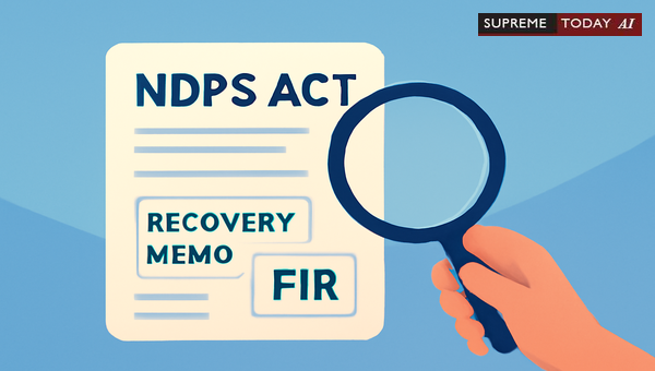 FIR Number on NDPS Recovery Memos: Implications for Evidence Integrity and Acquittal