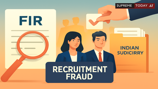 FIR Registration Against Selected Candidates: Judicial Standards on Recruitment Irregularities