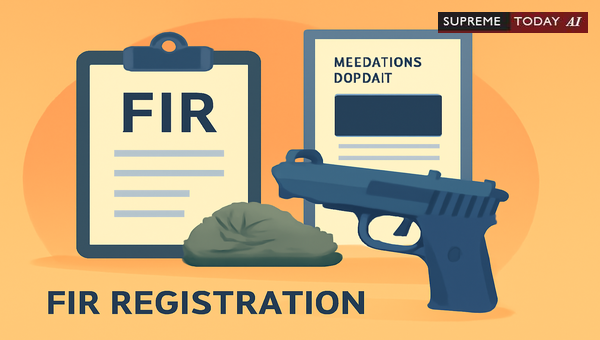 FIR Registration Based on Mediators' Reports in NDPS Ganja Seizure Cases: Procedural Validity